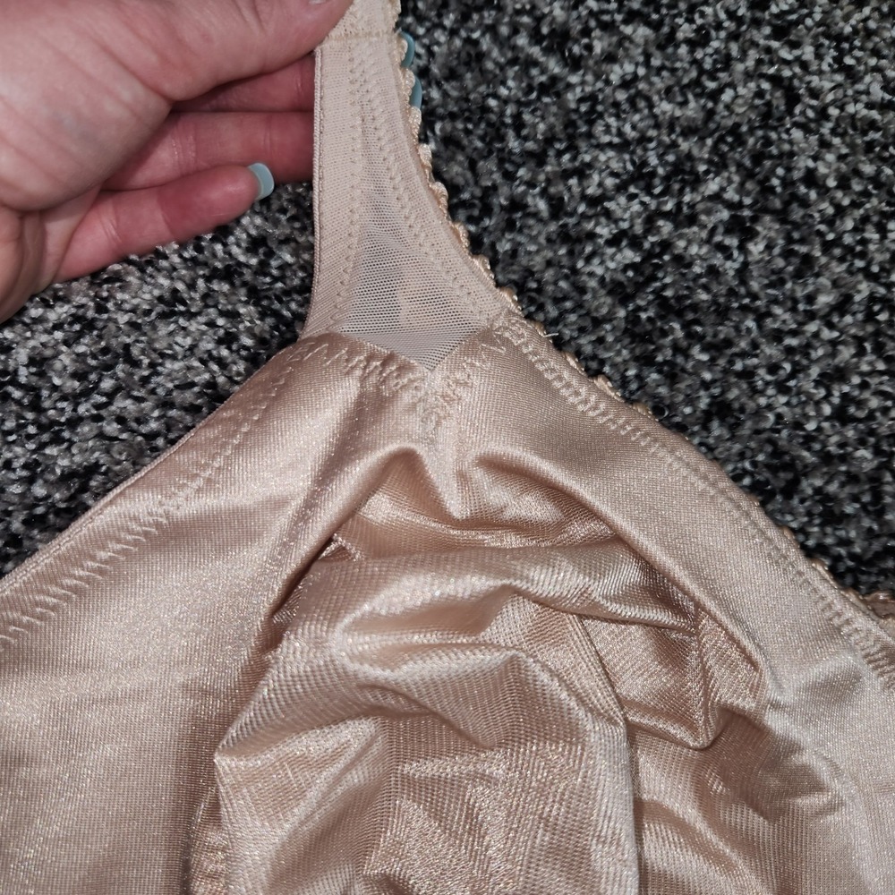 Ruby Ribbon Slimming Beige Nude Tank Top Cami Women's Sz 46 Style #3012 Mesh Nwt - Picture 2 of 6